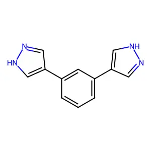 1,3-Di(1H-pyrazol-4-yl)benzene structure