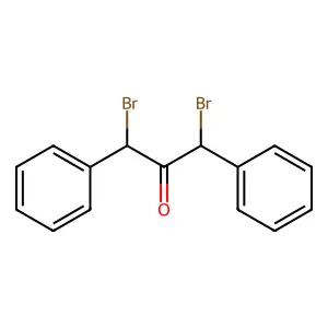 1,3-dibromo-1,3-diphenylpropan-2-one structure