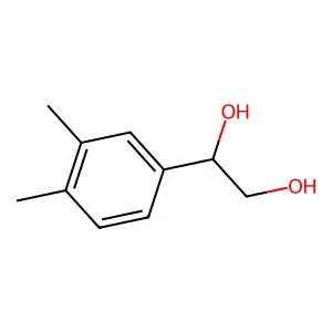 1-(3,4-Dimethylphenyl)ethane-1,2-diol structure