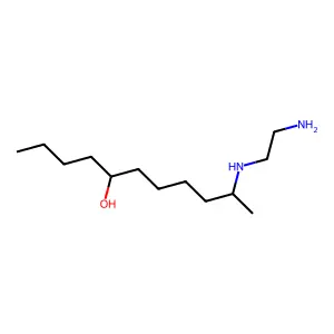 10-[(2-aminoethyl)amino]undecan-5-ol structure