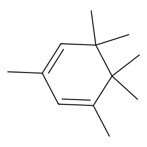 1,3-Cyclohexadiene, 1,3,5,5,6,6-hexamethyl- structure