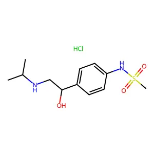 Sotalol hydrochloride structure