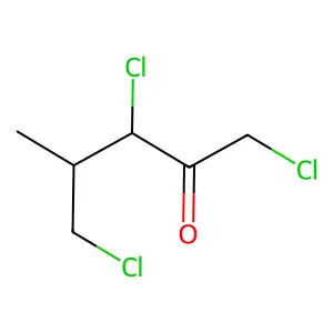 1,3,5-Trichloro-4-methyl-2-pentanone structure