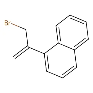 1-(3-bromoprop-1-en-2-yl)naphthalene structure