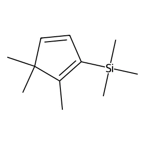 1,3-Cyclopentadiene, 1,5,5-trimethyl-2-(trimethylsilyl)- structure