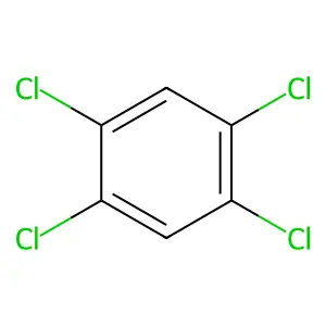 1,2,4,5-TETRACHLOROBENZENE structure