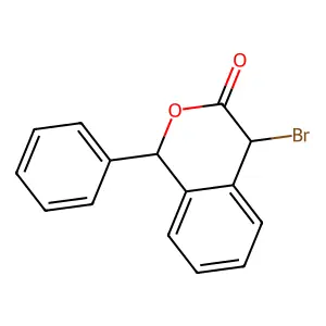 Compound C15H11BrO2 structure