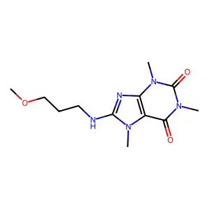 Compound C12H19N5O3 structure