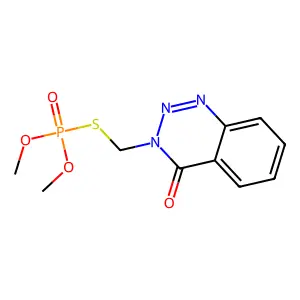 Azinphosmethyl oxon structure
