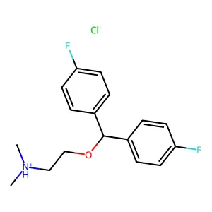 Compound C17H20ClF2NO structure