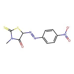 Compound C10H8N4O3S2 structure