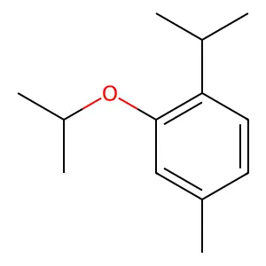 Isopropyl thymyl ether structure