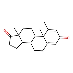 (8R,9S,10S,13S,14S)-1,10,13-trimethyl-7,8,9,11,12,14,15,16-octahydro-6H-cyclopenta[a]phenanthrene-3,17-dione structure