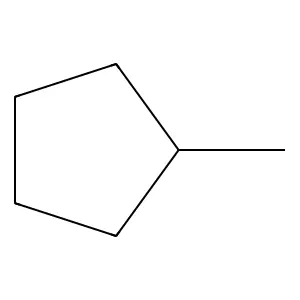 METHYLCYCLOPENTANE structure