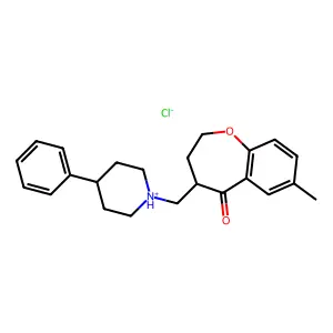 Compound C23H28ClNO2 structure