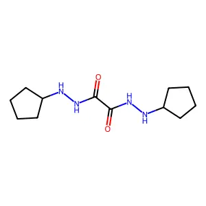 OXALIC ACID, BIS(2-CYCLOPENYLHYDRAZIDE) structure