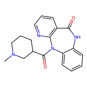 11-(N-Methylnipecotyl)-6,11-dihydro-5H-pyrido(2,3-b)-1,5-benzodiazepin-5-one structure
