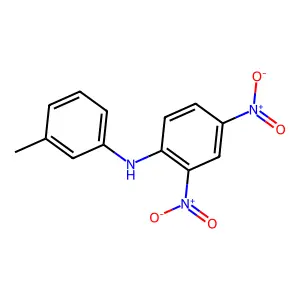 N-(3-methylphenyl)-2,4-dinitroaniline structure