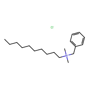 decyldimethylbenzylammonium chloride structure