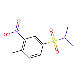 Benzenesulfonamide, N,N,4-trimethyl-3-nitro- structure