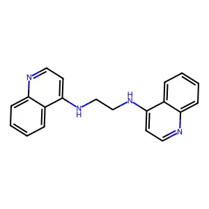 1,2-Ethanediamine, N,N-di-4-quinolinyl- structure