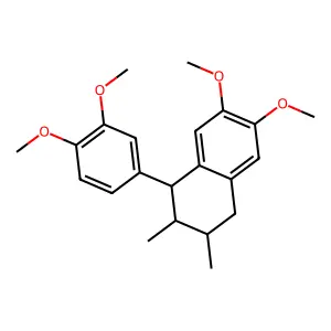 1-(3,4-Dimethoxyphenyl)-6,7-dimethoxy-2,3-dimethyl-1,2,3,4-tetrahydronaphthalene structure