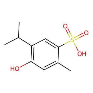 Compound C10H14O4S structure