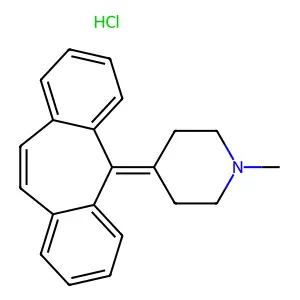 cyproheptadine hydrochloride structure