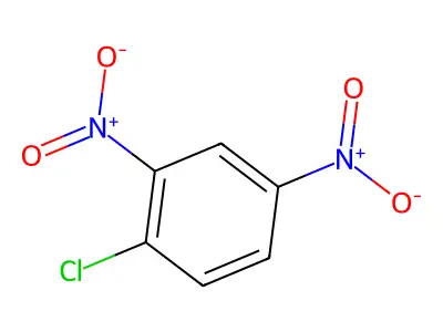 1-chloro-2,4-dinitrobenzene structure