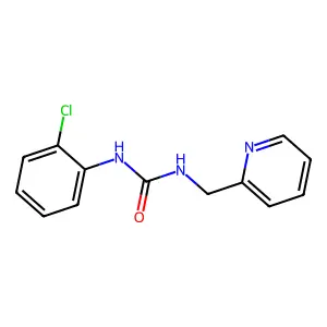 1-(2-chlorophenyl)-3-(pyridin-2-ylmethyl)urea structure