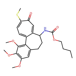 N-(Butoxycarbonyl)deacetylthiocolchicine structure