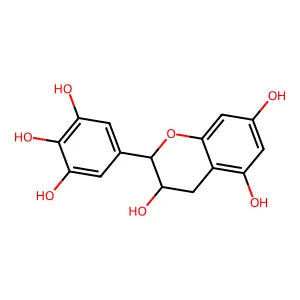 (+)-Gallocatechin structure