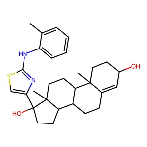 Compound C29H38N2O2S structure