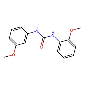 1-(2-methoxyphenyl)-3-(3-methoxyphenyl)urea structure