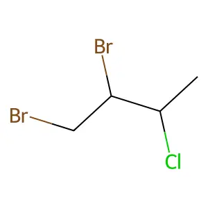 1,2-Dibromo-3-chlorobutane structure