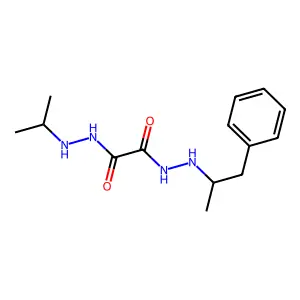 2-N'-(1-phenylpropan-2-yl)-1-N'-propan-2-ylethanedihydrazide structure
