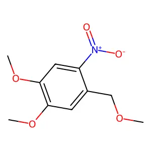 1,2-dimethoxy-4-(methoxymethyl)-5-nitrobenzene structure