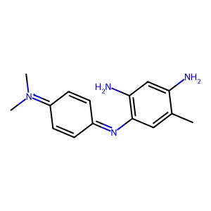 (4-((4,6-Diamino-m-tolyl)imino)cyclohexa-2,5-dien-1-ylidene)dimethylammonium chloride structure