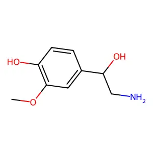 NORMETANEPHRINE structure