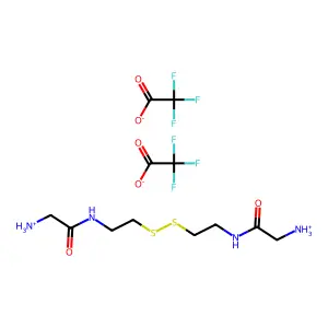 N,N'-Bis(glycyl)cystamine bis(trifluoroacetate) structure