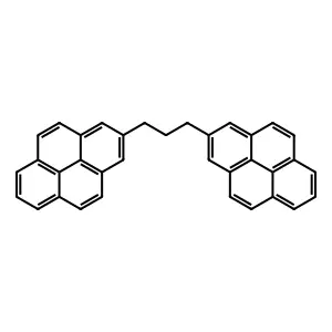 1,3-Di-(2-pyrenyl)propane structure