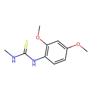 1-(2,4-dimethoxyphenyl)-3-methylthiourea structure