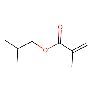 Isobutyl methacrylate structure