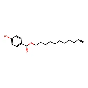 10-Undecenyl 4-hydroxybenzoate structure