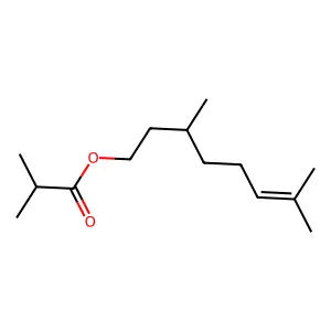 Citronellyl isobutyrate structure