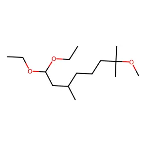 1,1-Diethoxy-7-methoxy-3,7-dimethyloctane structure