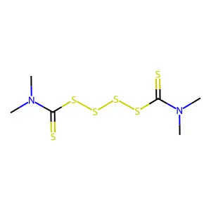 Tetramethylthiuram tetrasulfide structure