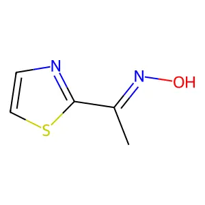 1-(1,3-thiazol-2-yl)-1-ethanone oxime structure