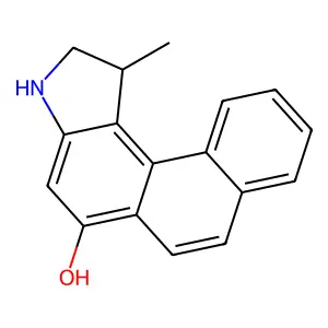1,2-Dihydro-3-methyl-3H-naphth(1,2-e)indol-10-ol structure