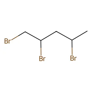 1,2,4-Tribromopentane structure
